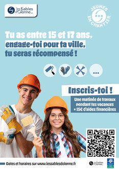 Affiche A3- Jeunes en chantier_vf avec QR Code
